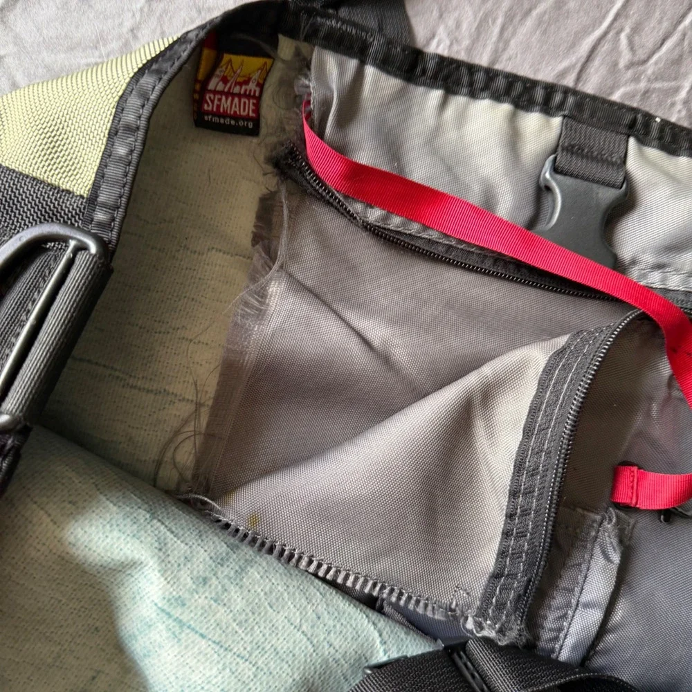 Timbuk2 Cargo Tote Bag Olive Green Black Large Laptop Travel SEE PHOTOS PLZ